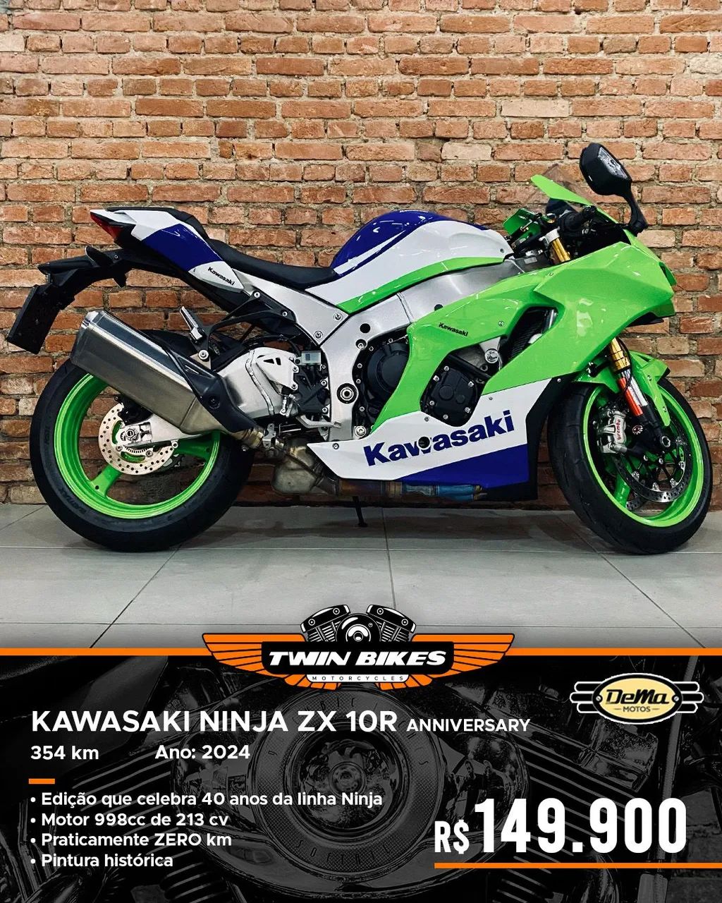 Kawasaki Zx-10/ Zx-10r 1000cc 2024 - 1484277357 | OLX