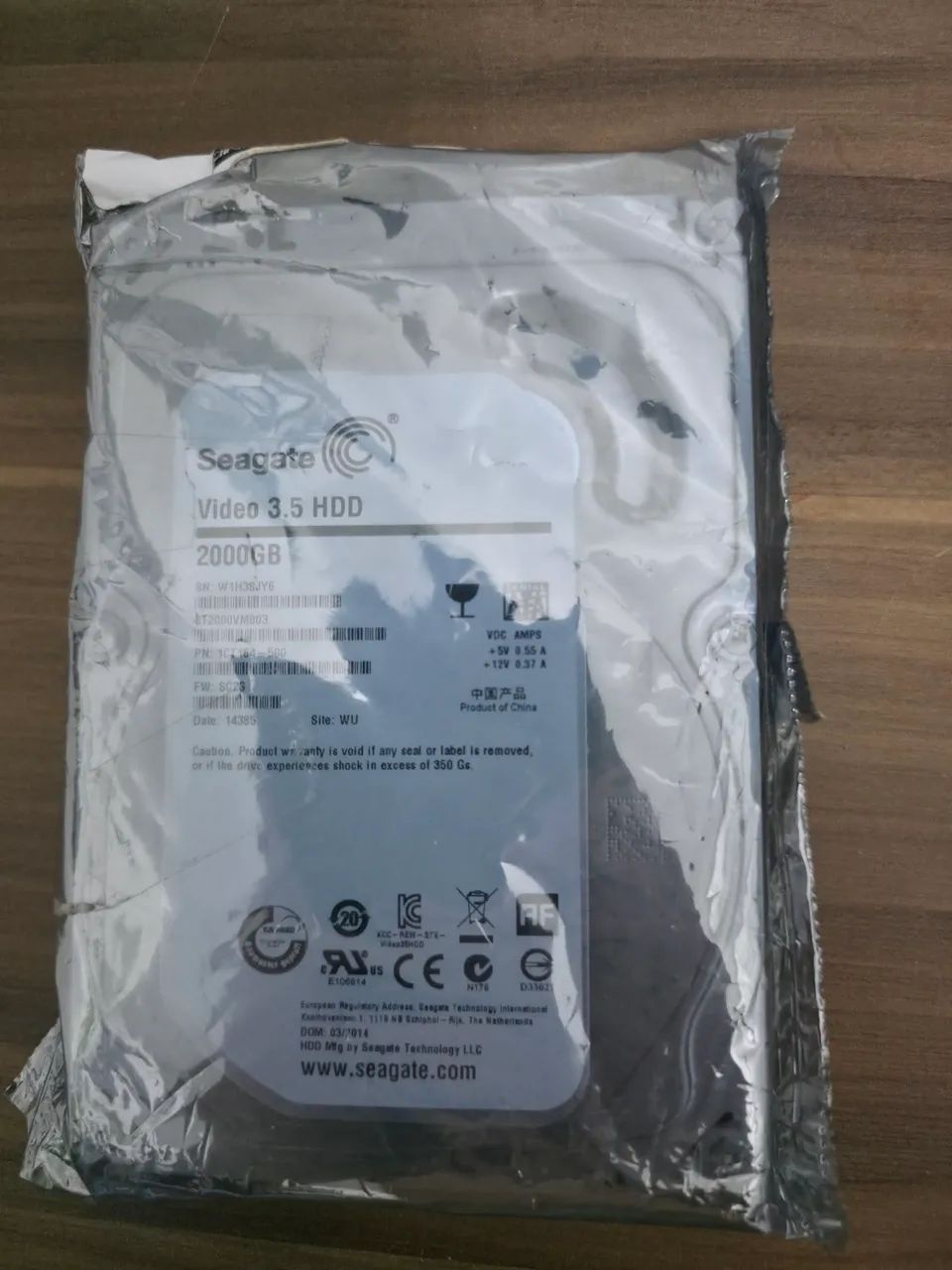 Seagate Video 3.5 HDD 2 TB