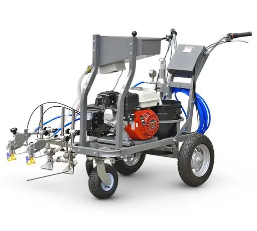  Máquina de Pintura Airless p/ Demarcação Viária c/ Microesfera 5,3L/min 5,5HP Honda AV-60 - Foto 2