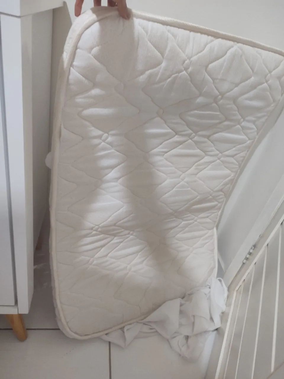 Berço cercadinho + colchão novinho - Foto 6