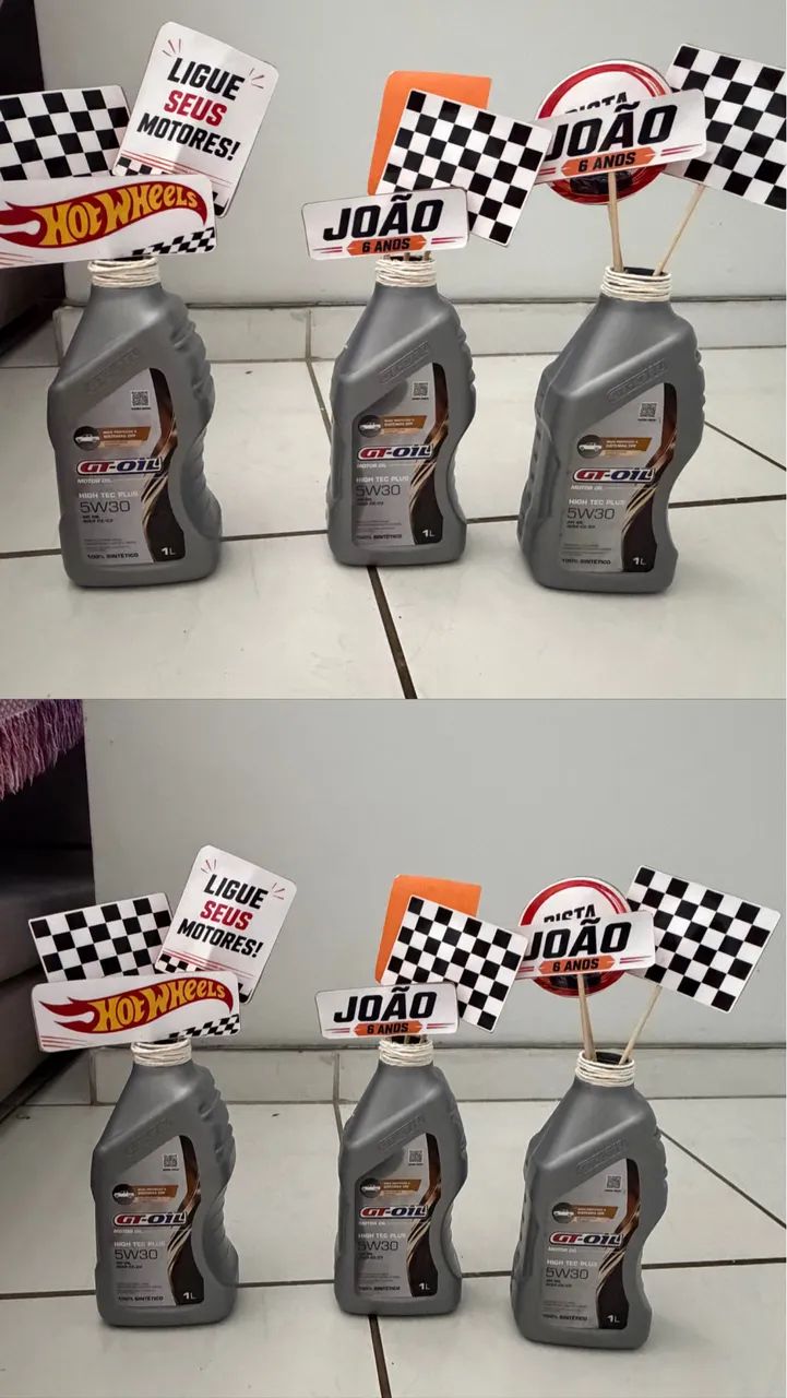 DECORAÇÃO HOT WHEELS - centro de mesa  - Foto 3