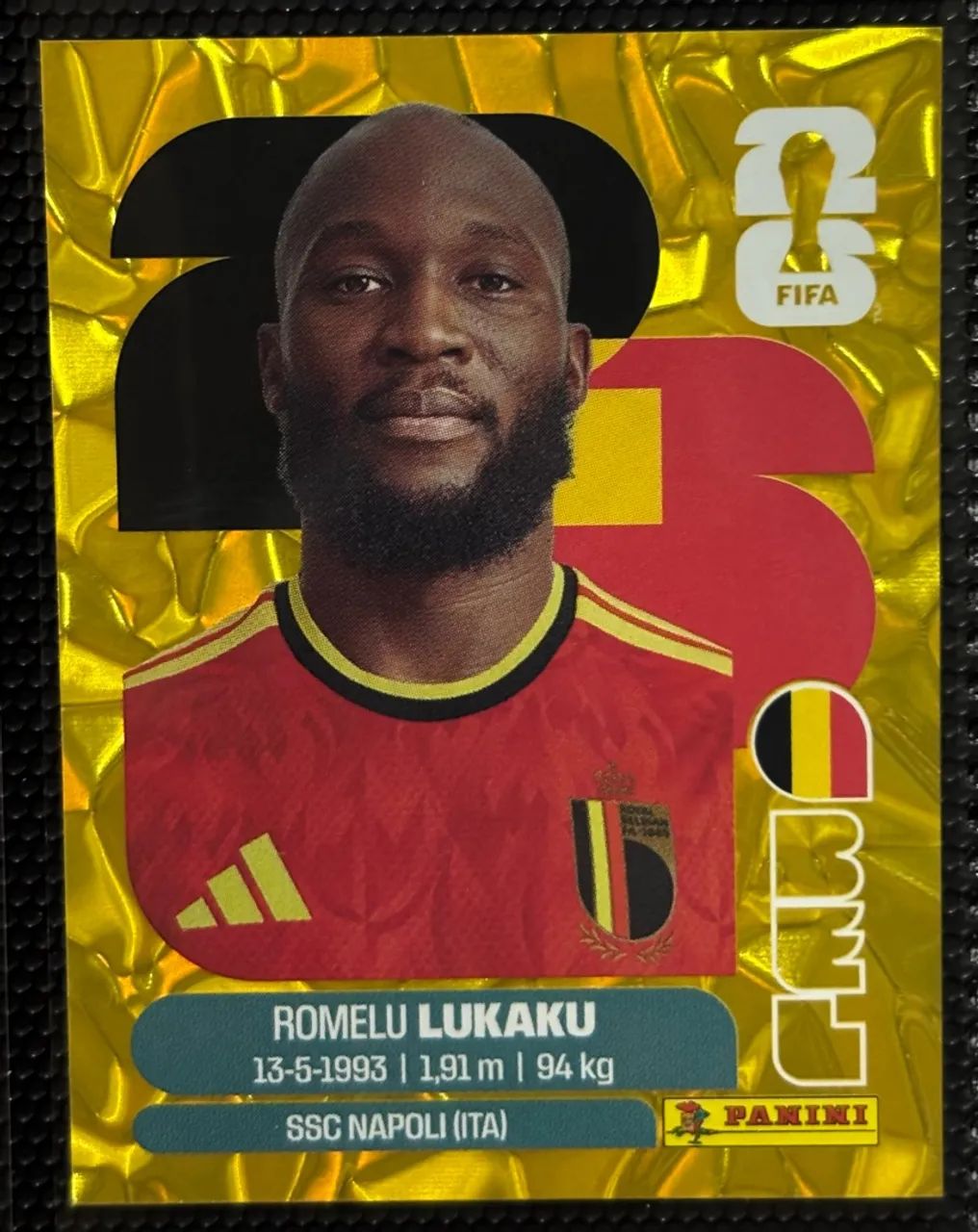 LUKAKU GOLD CRUMPLE 