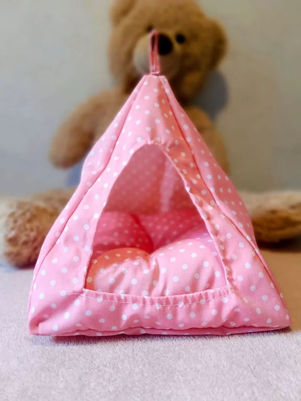 Toca/cabaninha para roedores (porquinho da índia, hamster, etc.) - Foto 2
