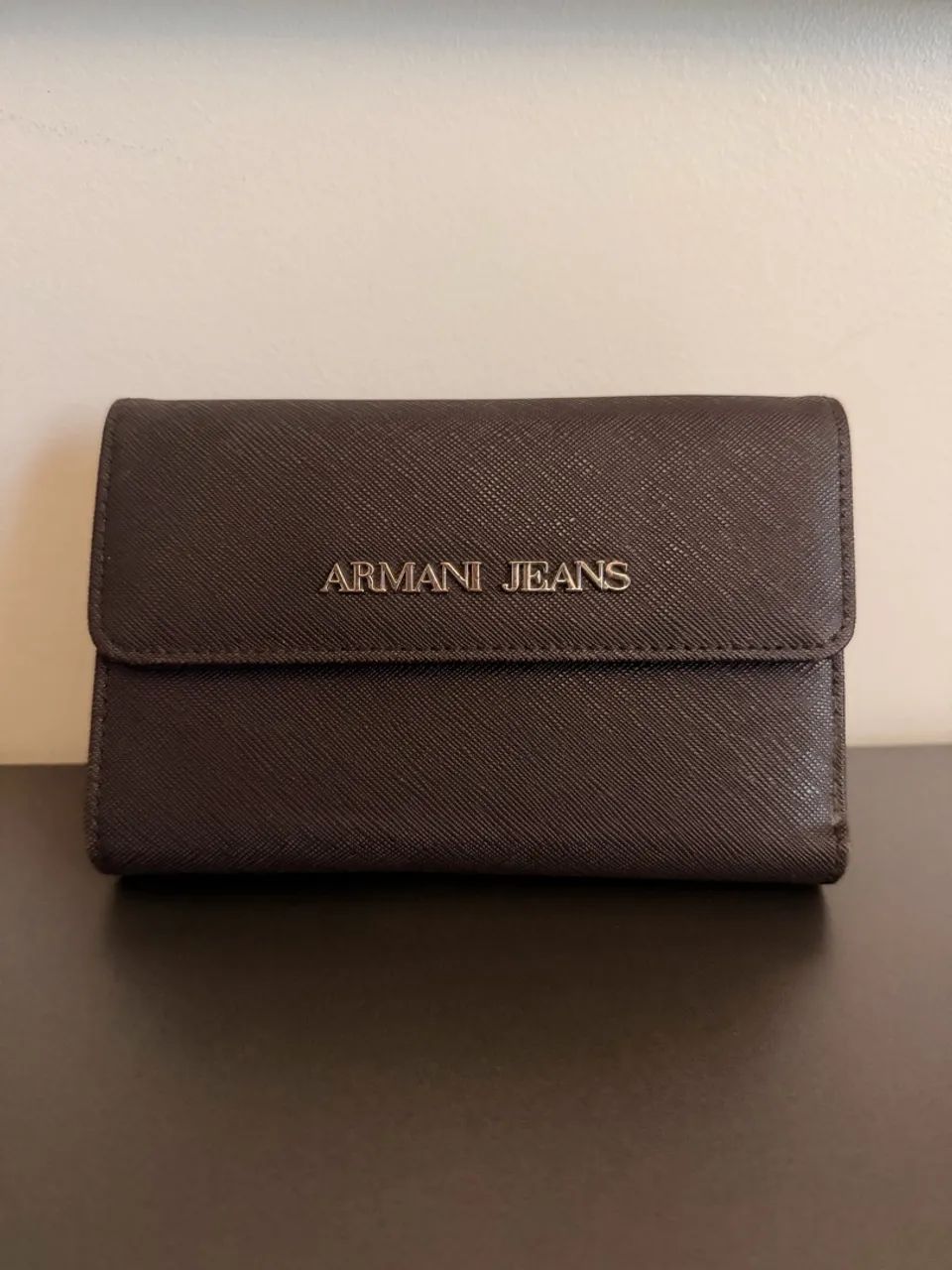 Carteira Armani Jeans Marron