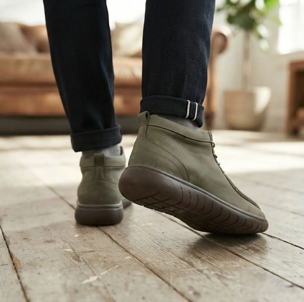 Bota titanium - couro legítimo SCATAMACCHIA  - Foto 2