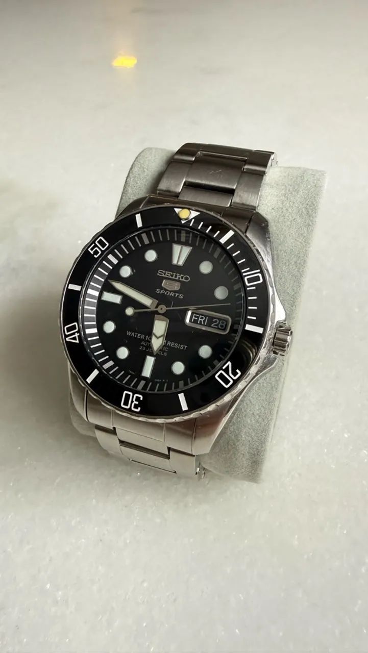 SEIKO SNZF17 com upgrade