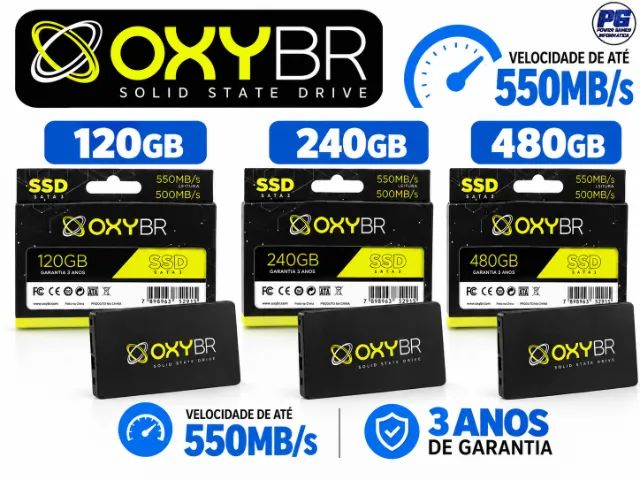 SSD 120GB 240 GB 480 GB - Armazenamento - Três Marias, Porto Velho