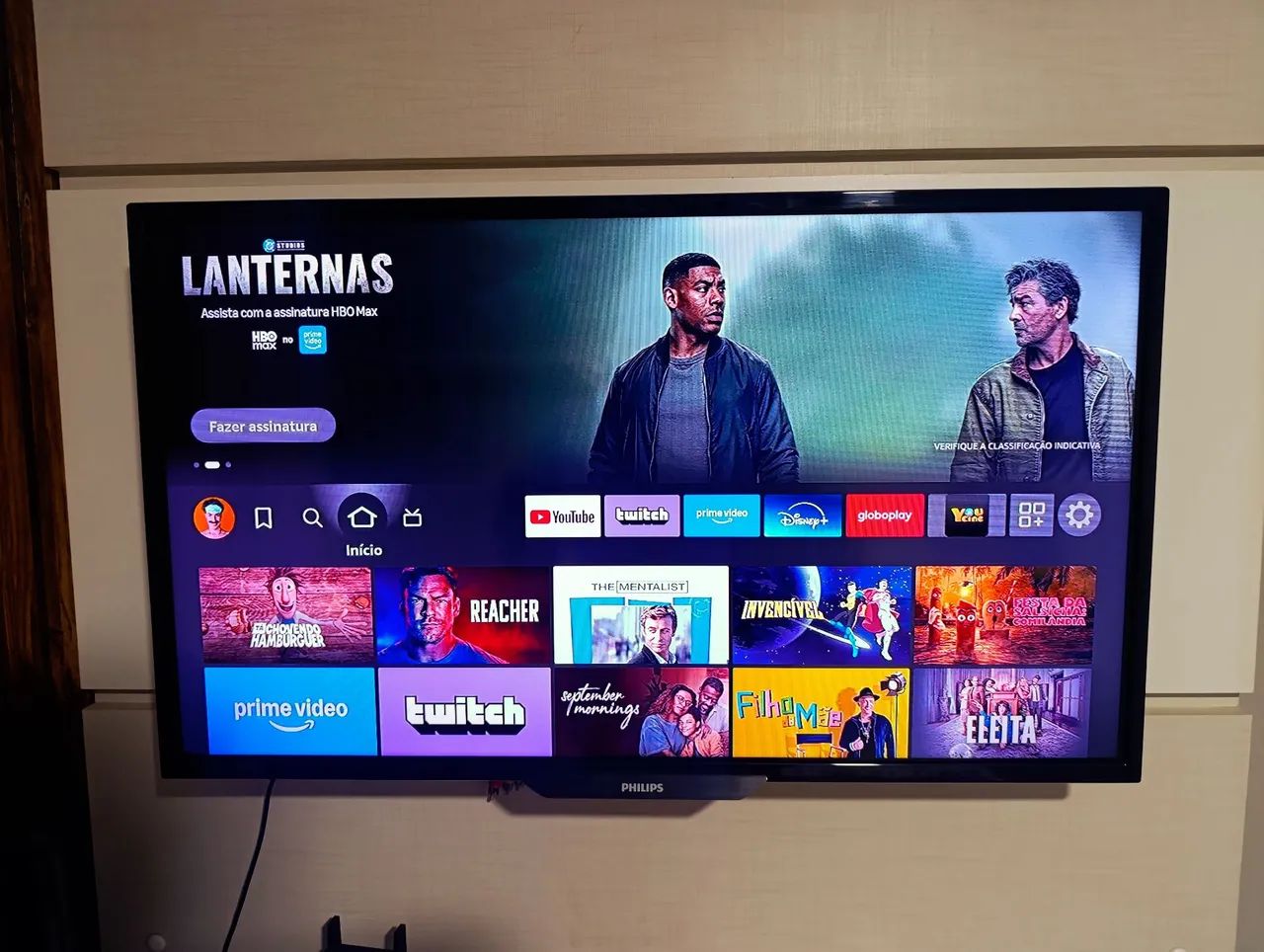 TV PHILIPS 32" HD + CONTROLE ORIGINAL - Foto 2
