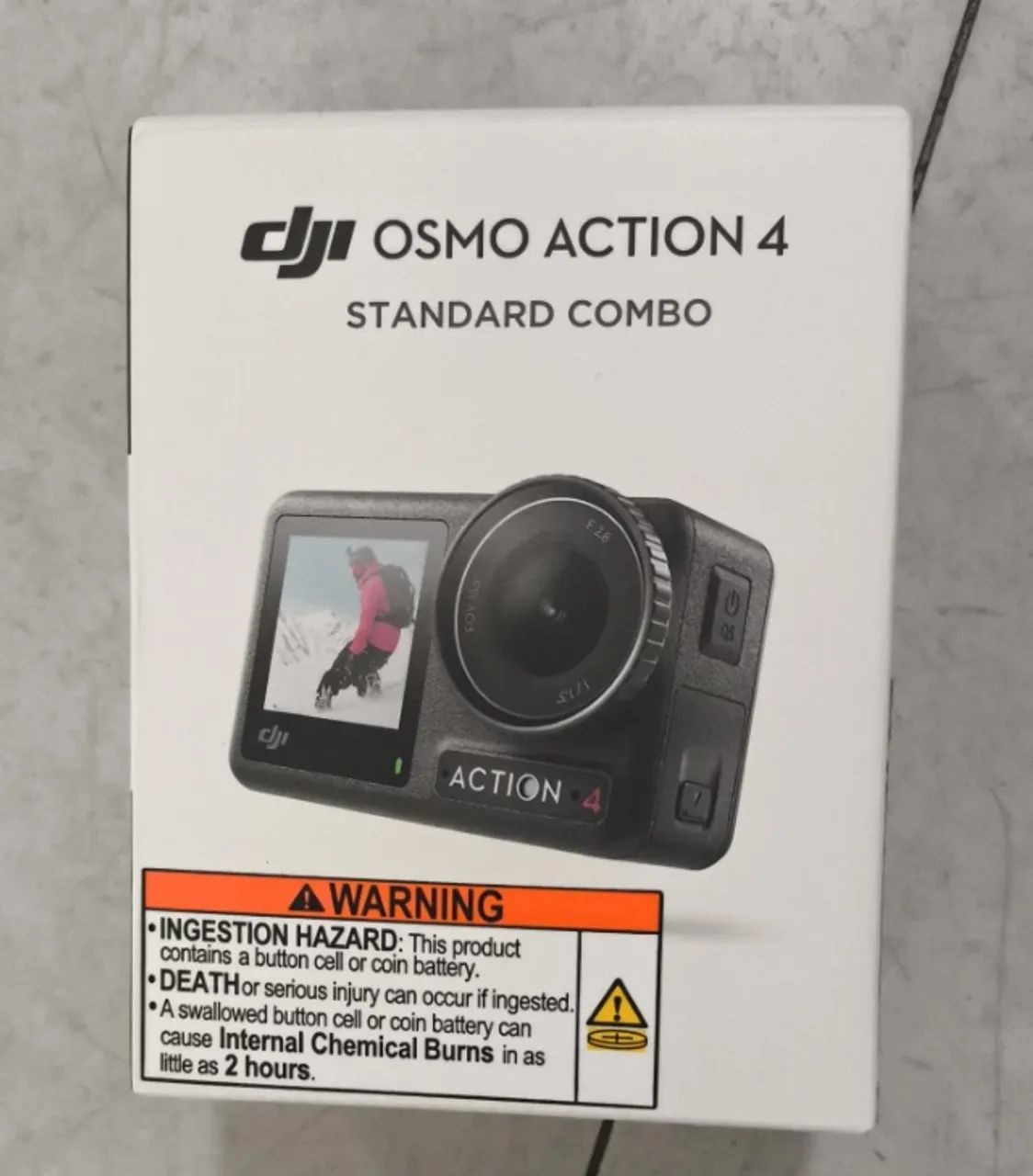 CAMERA DJI ACTION 4 STANDARD COMBO (DEFEITO) - Foto 2