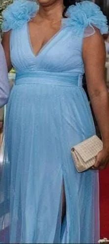 VESTIDO AZUL  SERENITY ELEGANTE - Foto 3