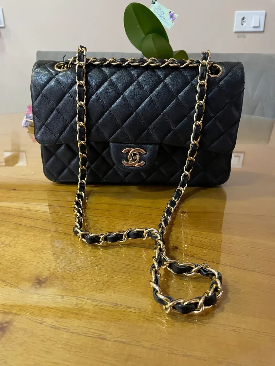 Bolsa Chanel Double Flap com certificado de autenticidade 