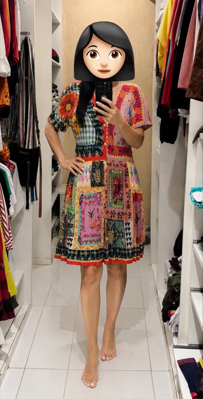 Vestido Farm tamanho G - Foto 2