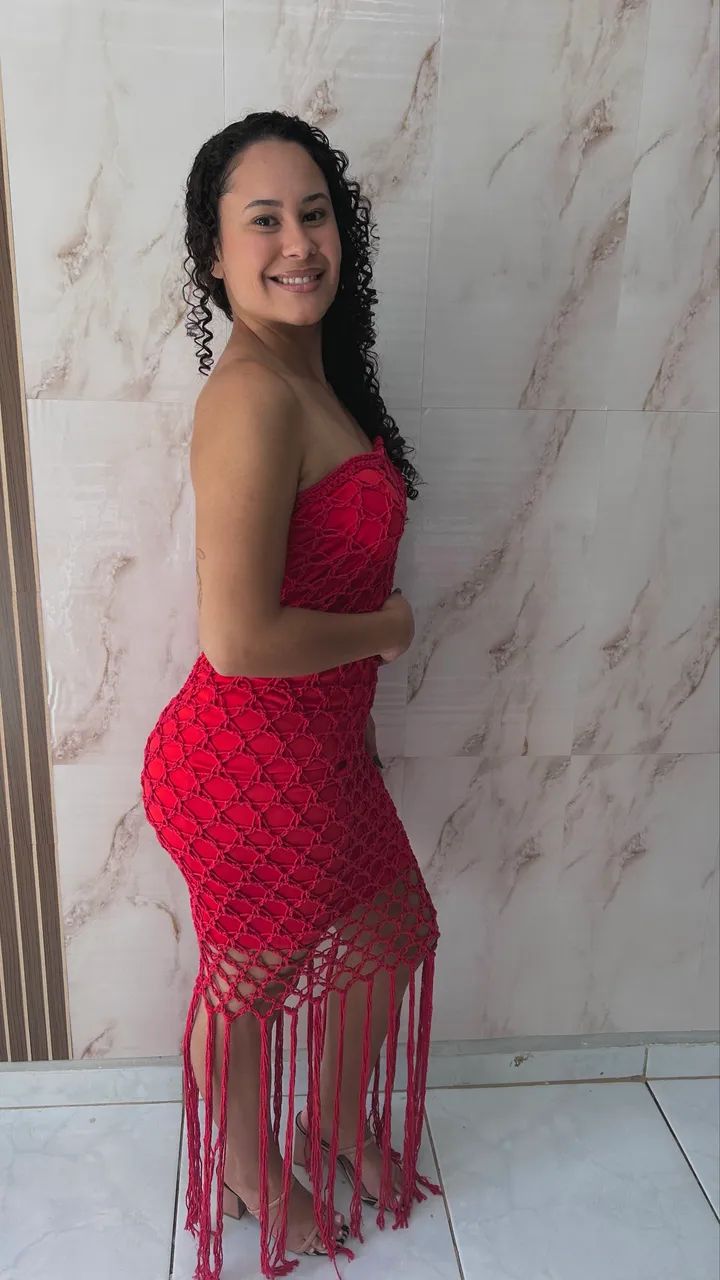 vestido longo com franjas - Foto 2