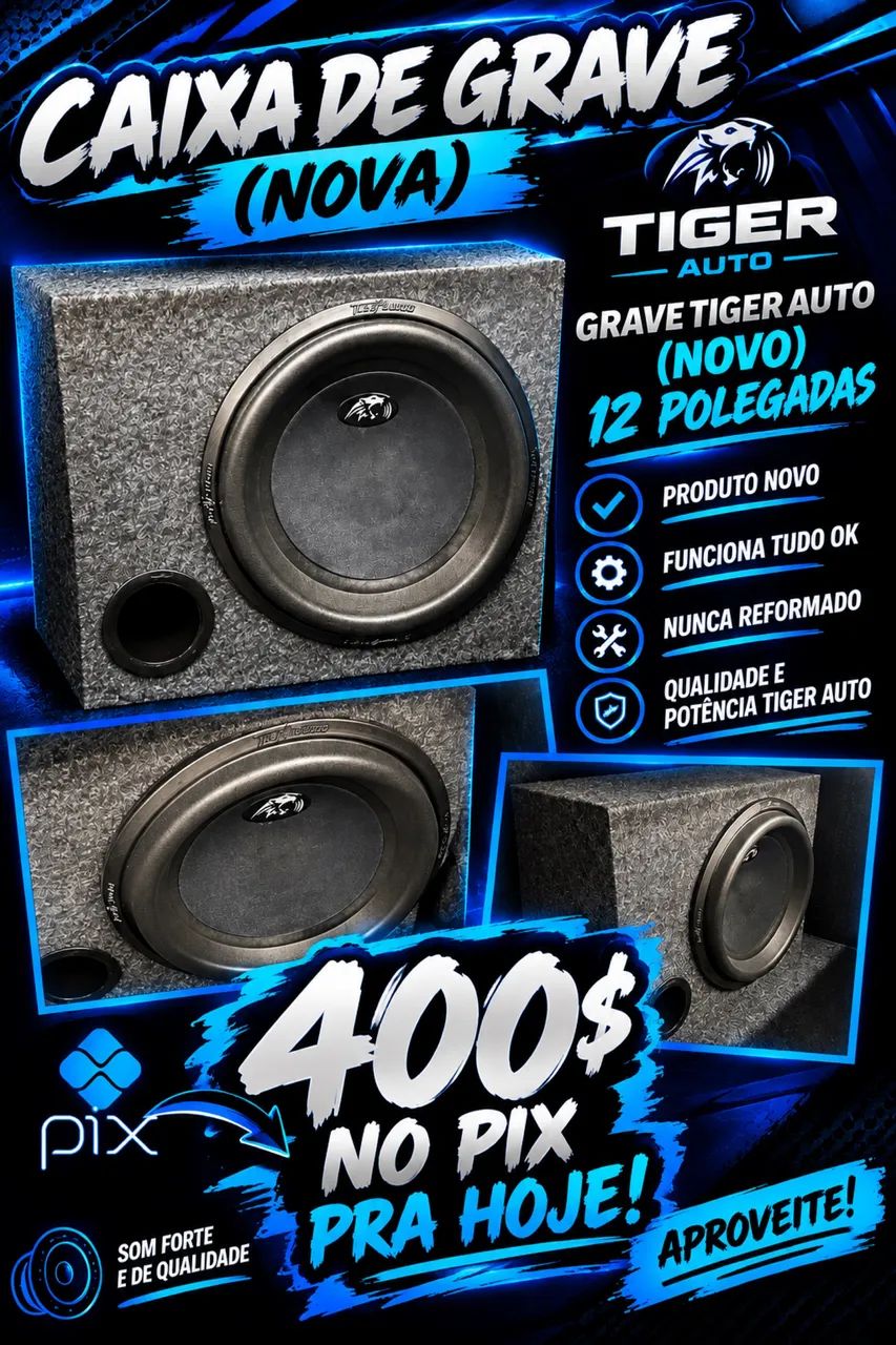 Caixa de grave tiger 