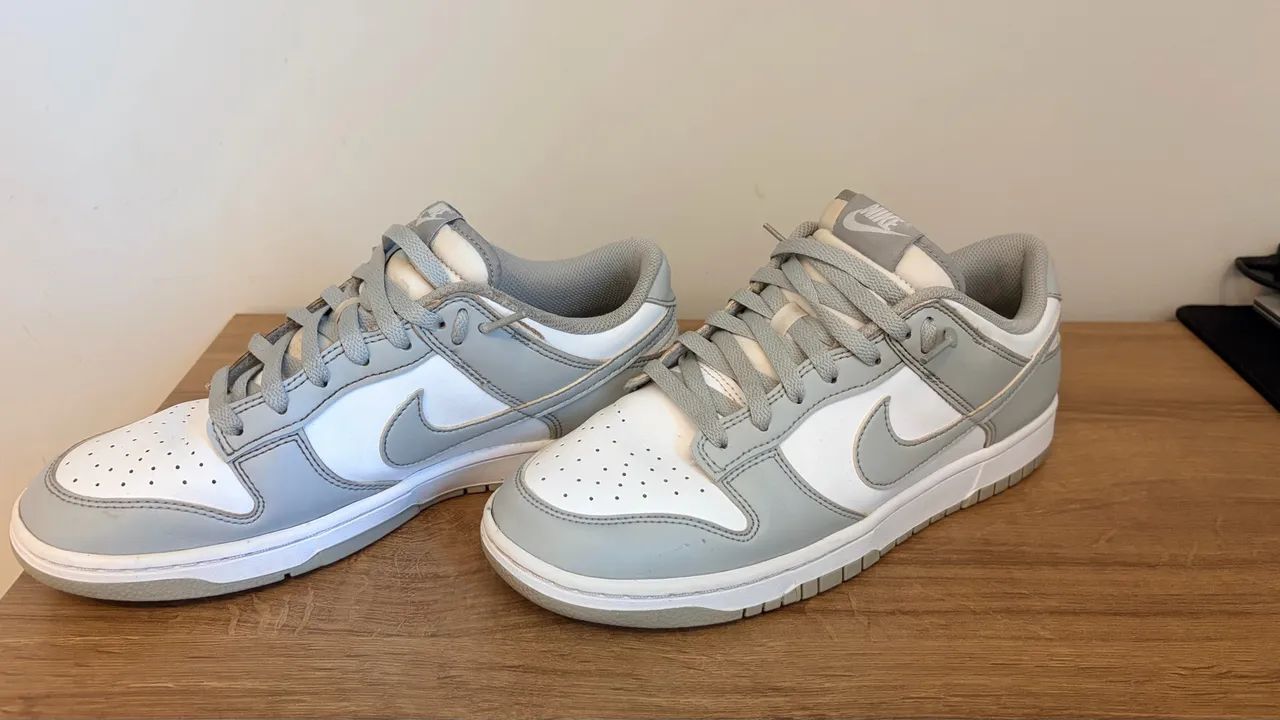 Dunk low - cinza - original em bom estado - Foto 3