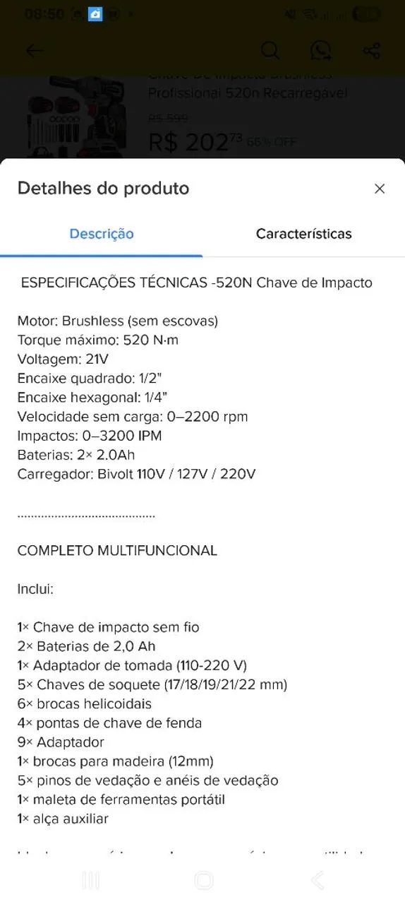 Parafusadeira eletronica  - Foto 4