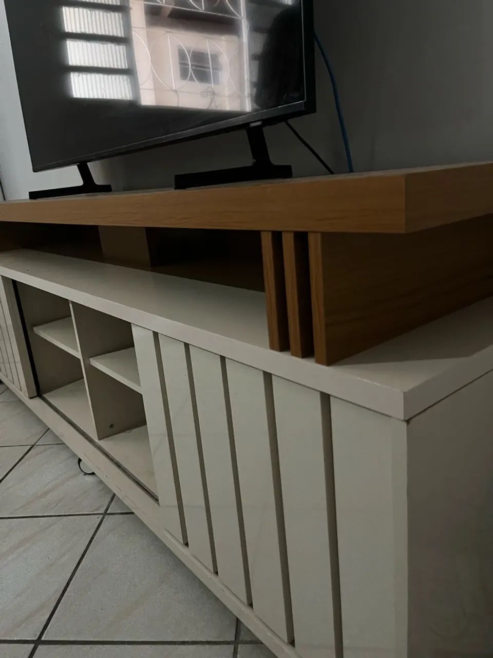 Rack para tv com rodinhas 