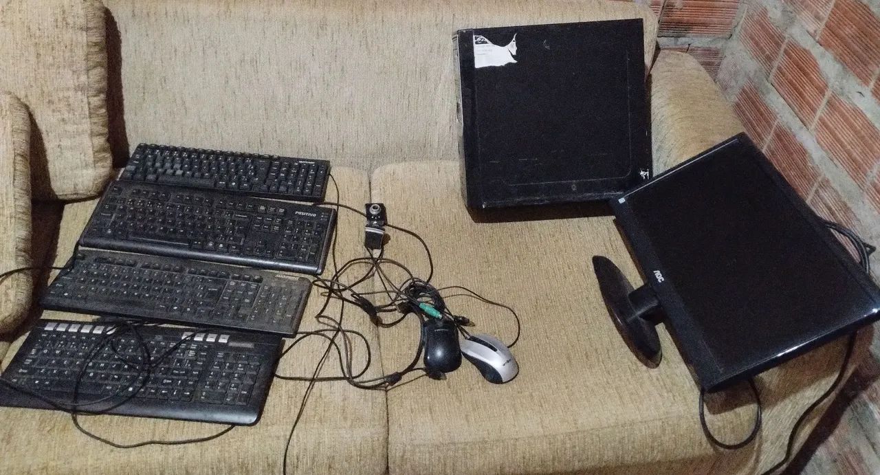Lote de Informática e Eletrônicos - Pc, Monitor e Periféricos  - Foto 3