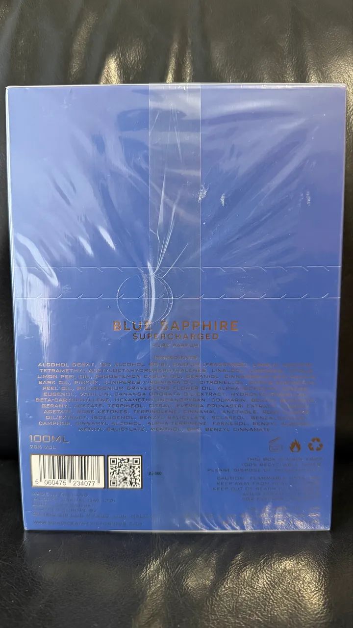     Boadicea Blue Sapphire Supercharged 100ml Original Lacrado - Foto 2