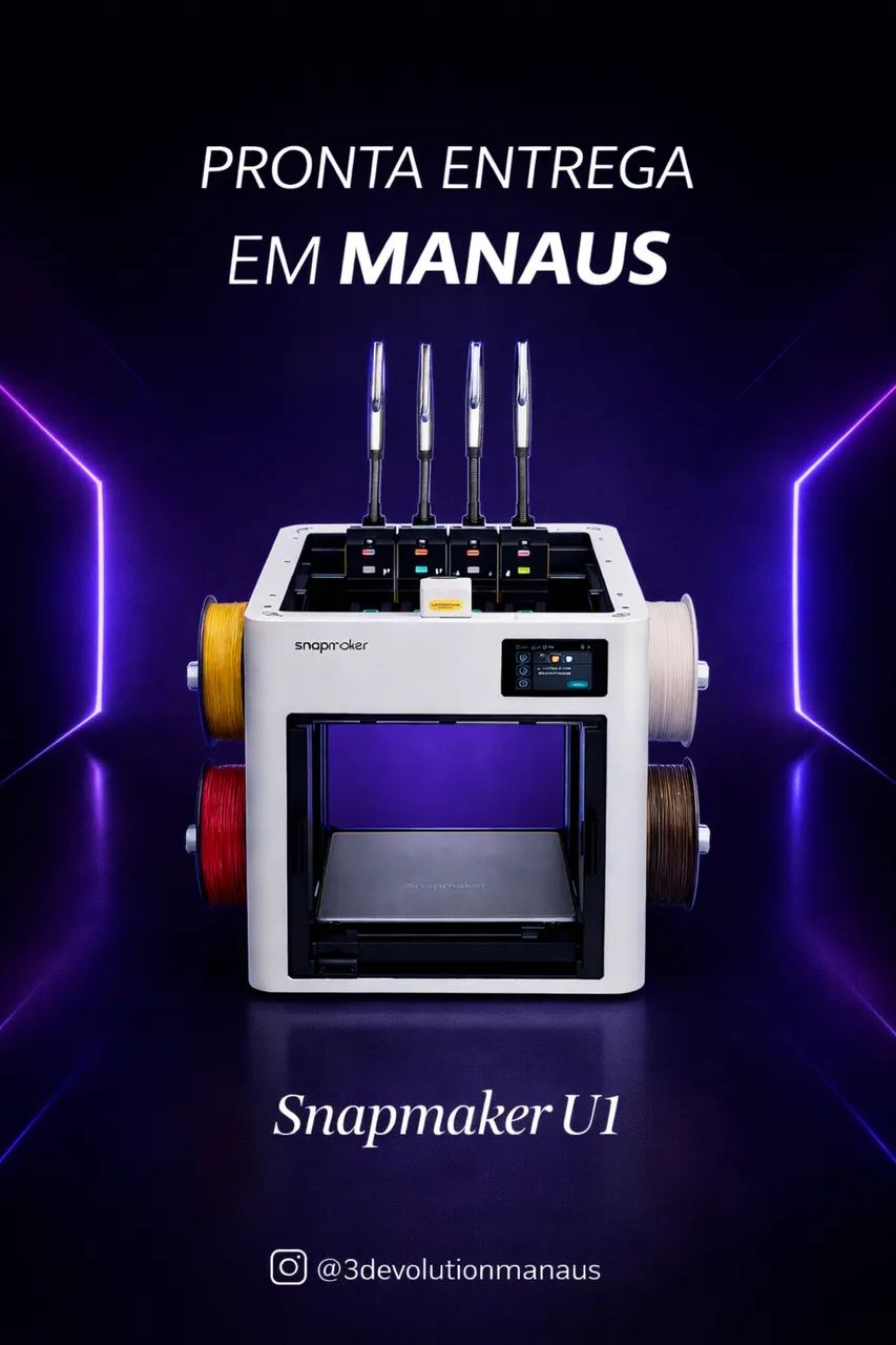 Impressora 3d snapmaker u1 