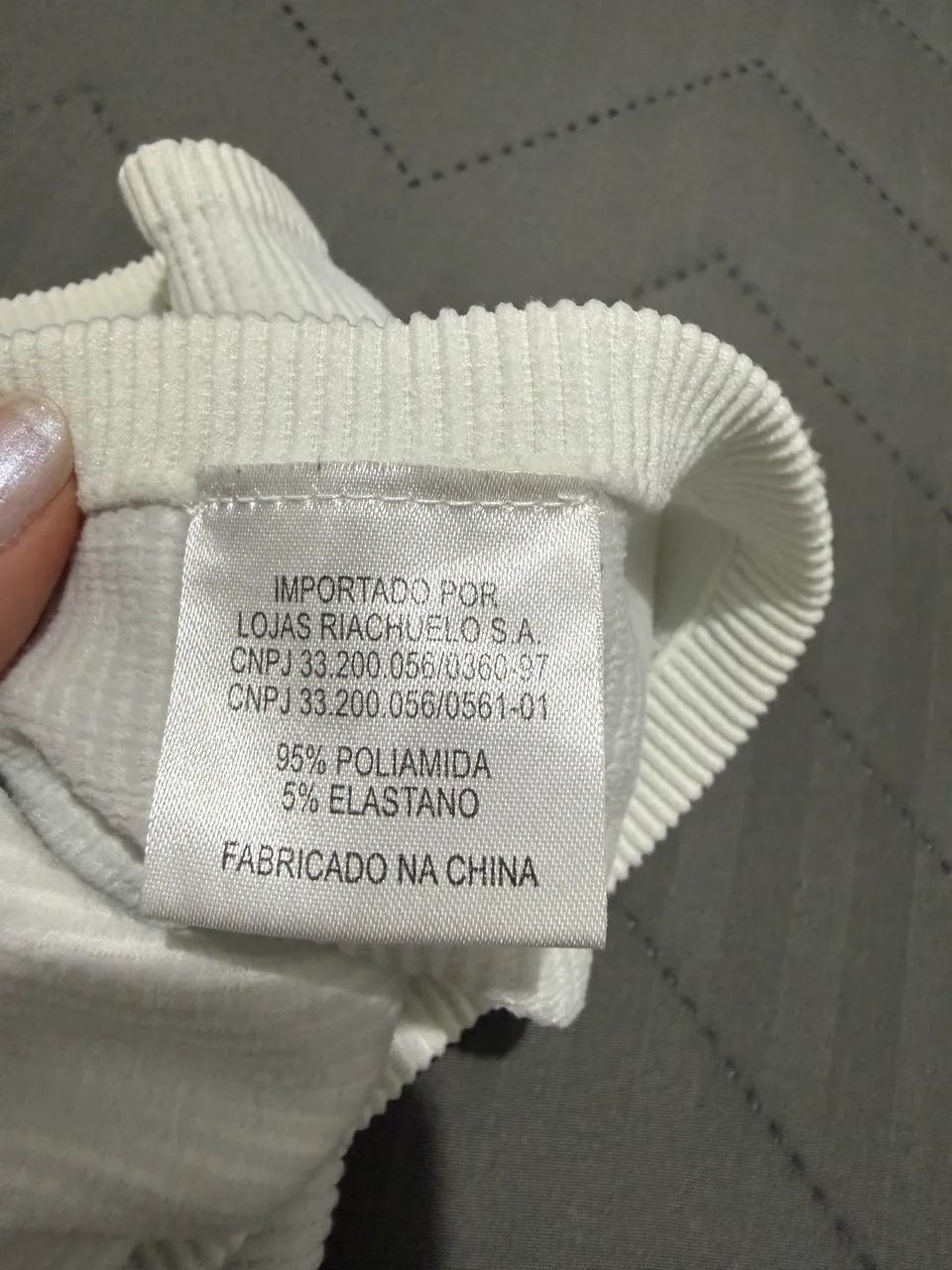 Top faixa riachuelo branco g - Foto 4