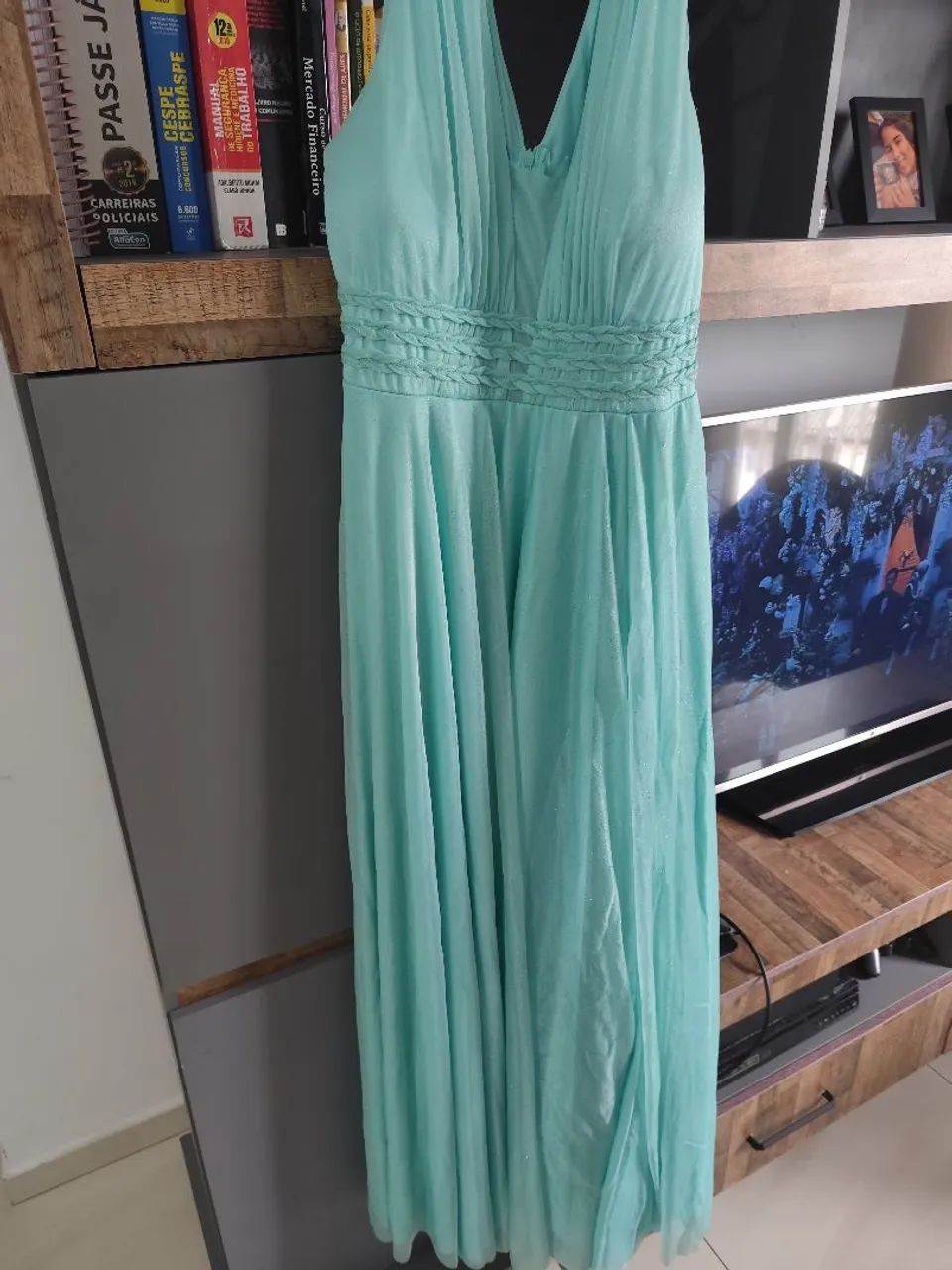 Vestido de festa verde Tiffany  - Foto 2