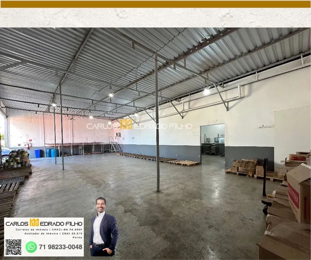 Galpão Logístico 1.050 m² com Mezanino Amplo  Fácil Acesso à CIA/Aeroporto - Lauro de Frei - Foto 6