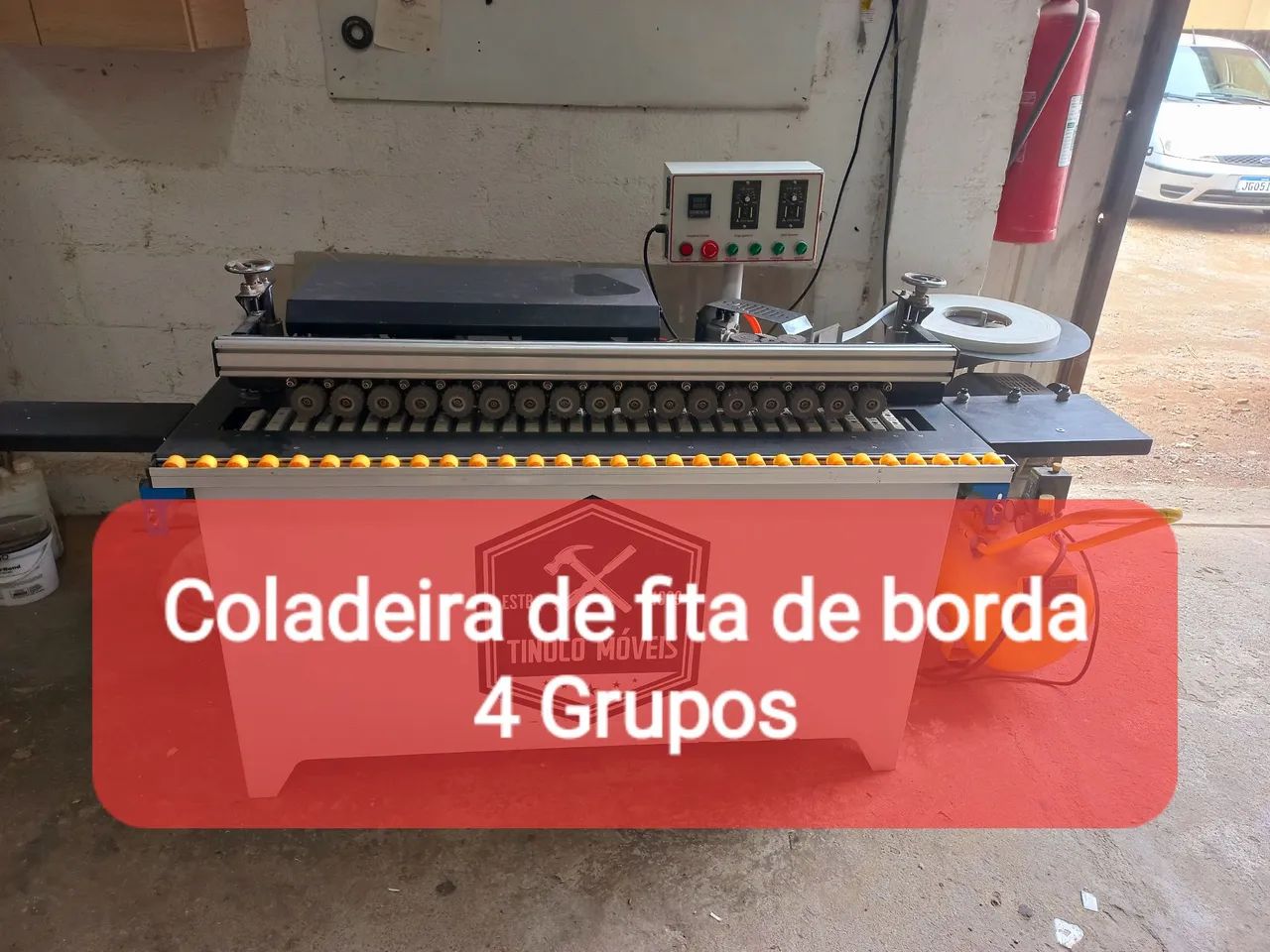 Coladeira e refiladeira de borda 4 grupos  - Foto 2