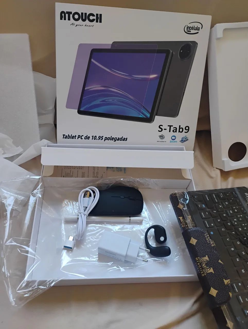 TABLET 10.95 4G/5G + CASE,TECLADO,MOUSE,FONE,10.000 BATERIA - Foto 5