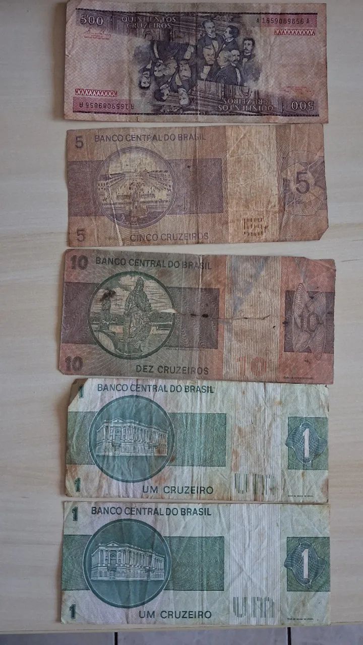 Moedas de Réis e Cédulas Cruzeiro - Foto 5