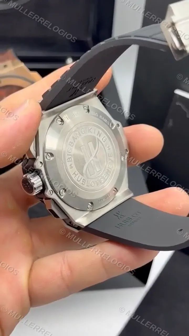 Relógio Hublot King Power 47mm Cinza - Foto 2