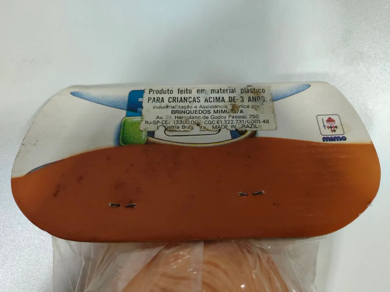 Boneca plástico bolha Mimo antiga, lacrada - Foto 3
