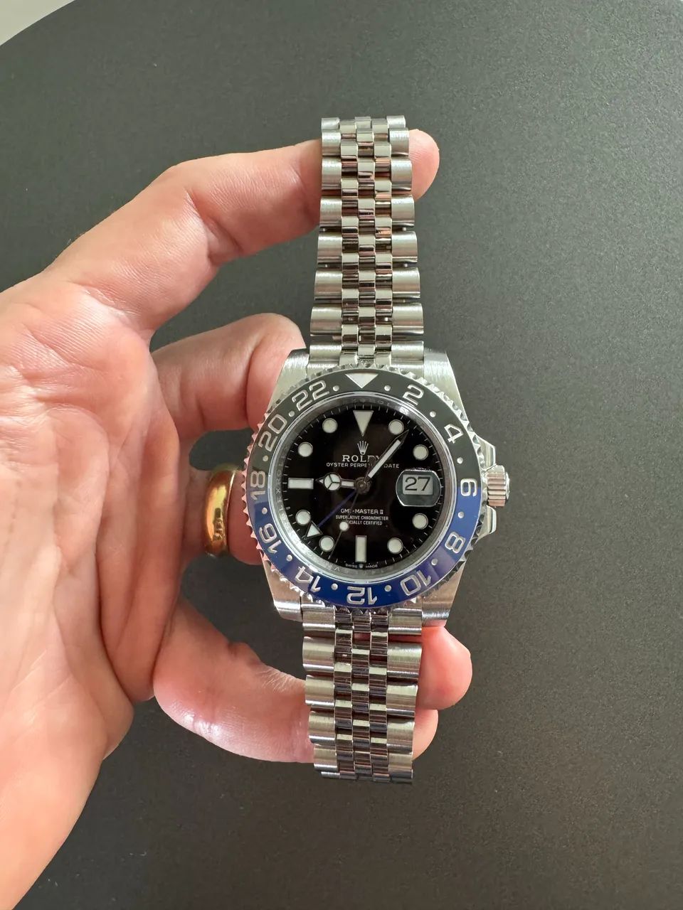 Super clone ARF Rolex GMT Master II (com Deep Crystal) 