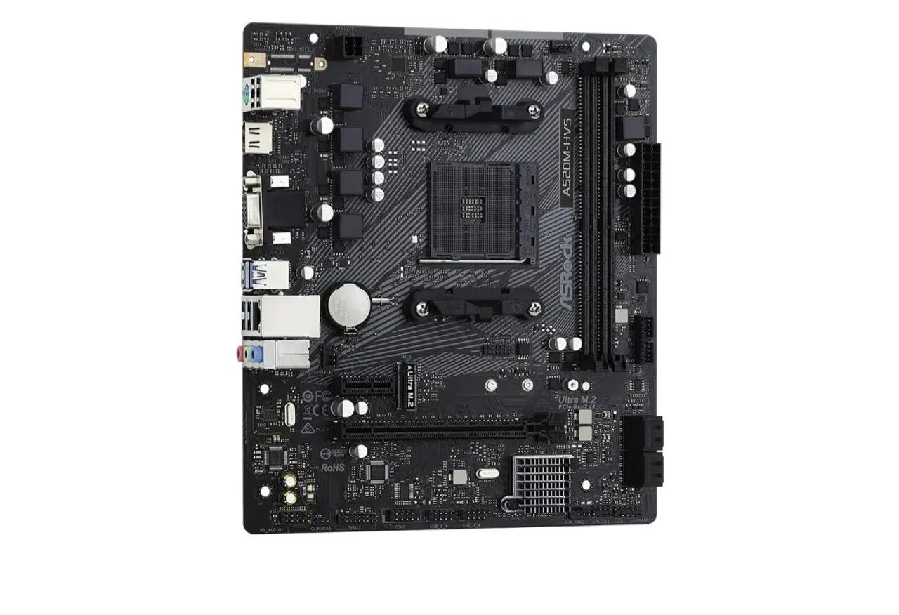 Placa Mãe AsRock A520M-HVS AM4 - Foto 2