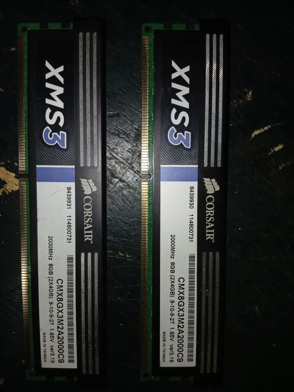 Kit Memória ddr3 8GB 2000 MHZ