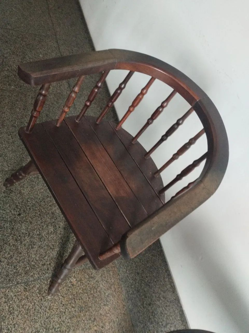 Cadeira de quarto. Antiguidade. - Foto 3
