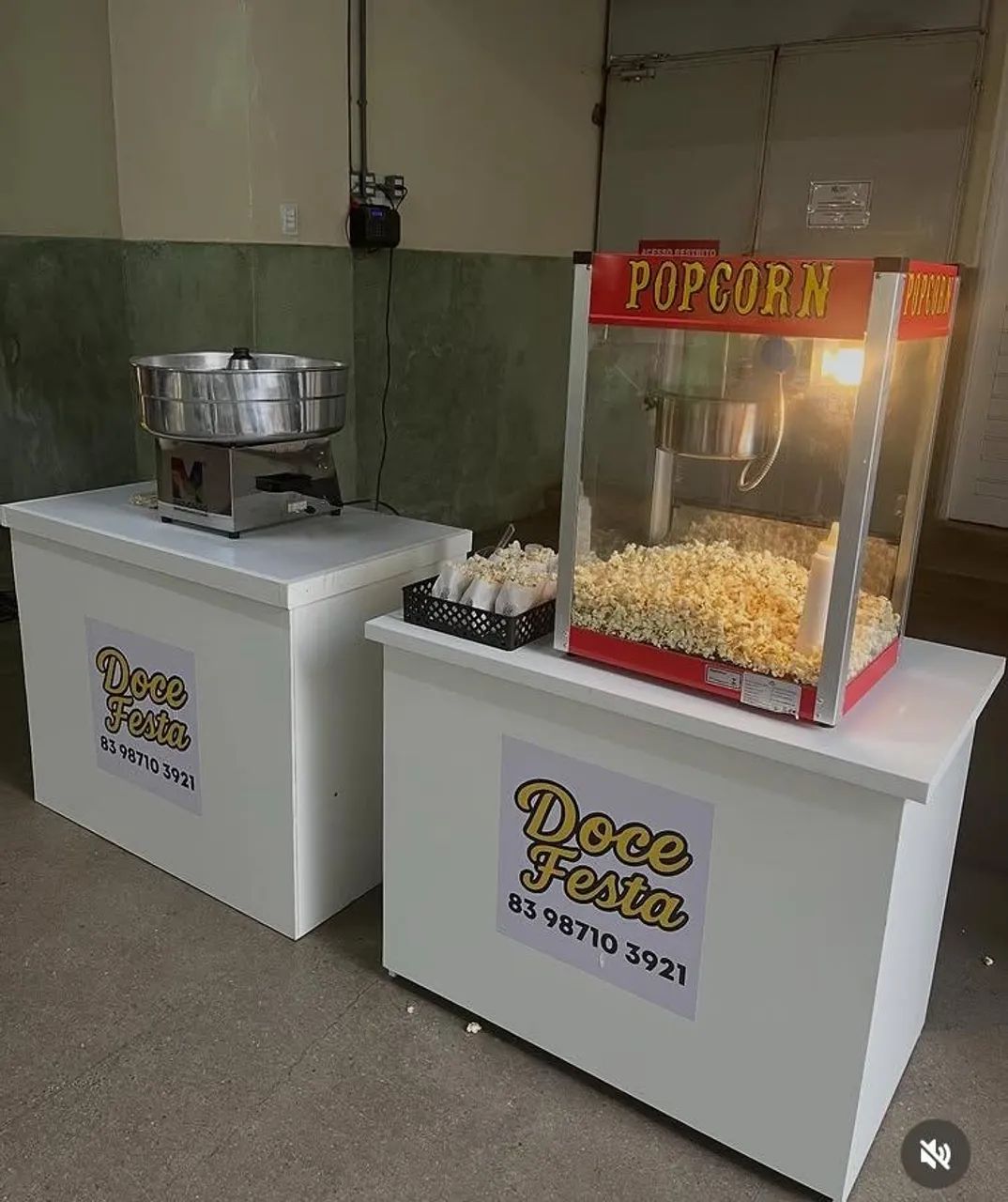 Máquina de Algodão Doce e Pipoqueira profissional  - Foto 3
