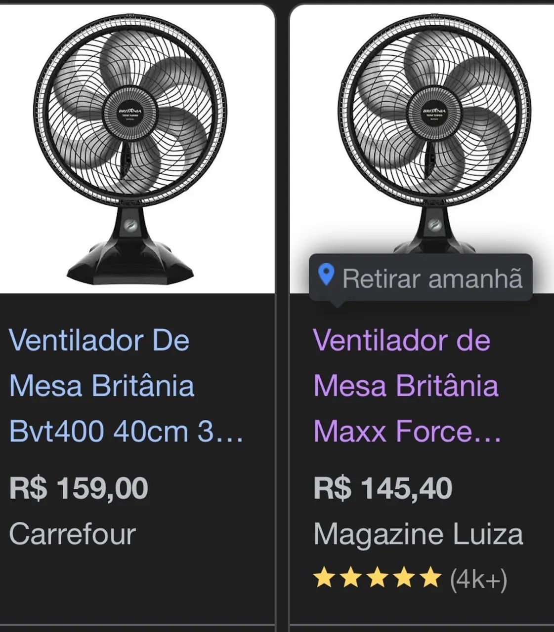 Ventilador Brit ânia 127v - Foto 2