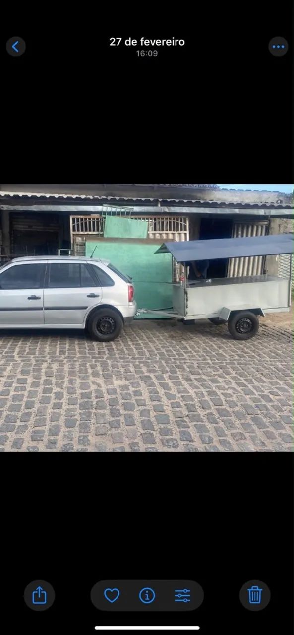 Trailer carrinho de lanches reboque - Foto 3