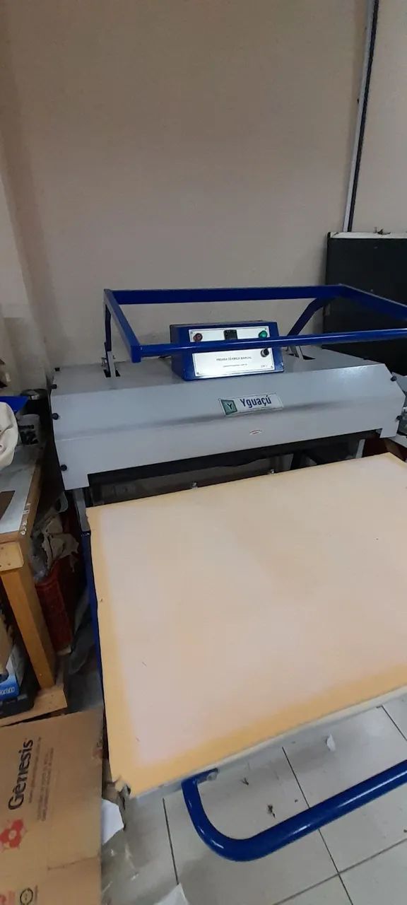 PRENSA TÉRMICA MANUAL PARA SUBLIMAÇÃO 110X75CM - Foto 2