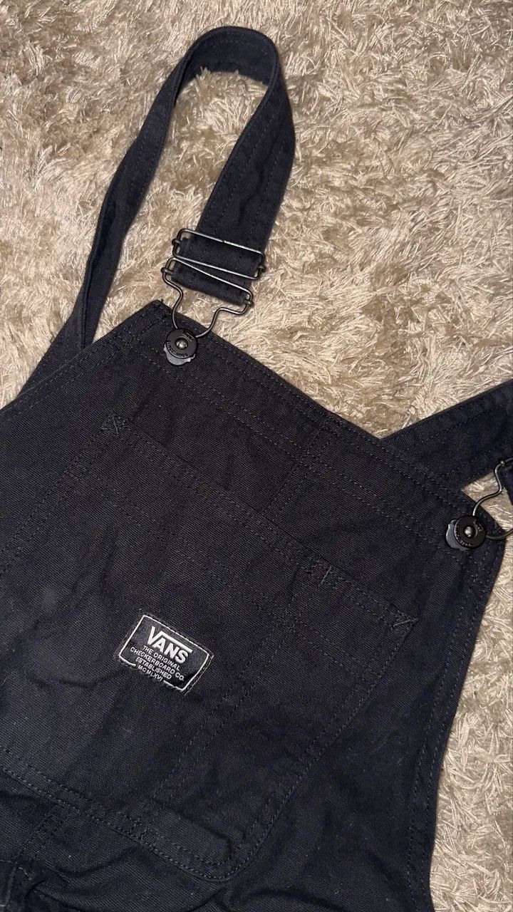 Macacão Vans Ground Work Overall Preto Original - Foto 4