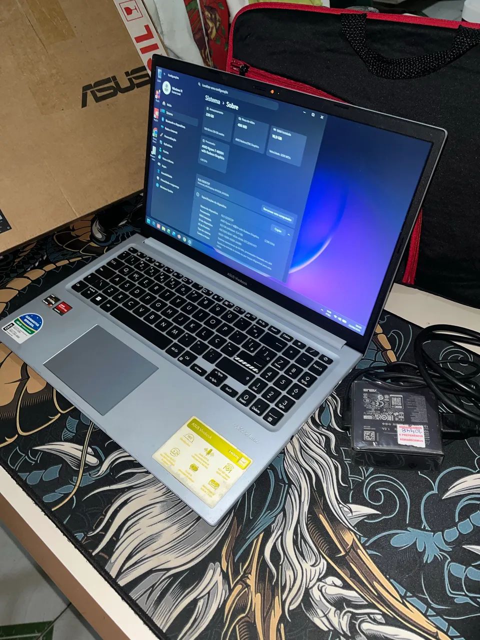 Notebook Asus vivobook, Rysen 7-4800h - Foto 3