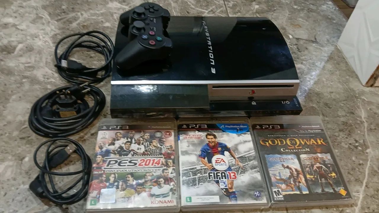 Ps3 fat retrocompativel funcionando perfeitamente - Foto 2