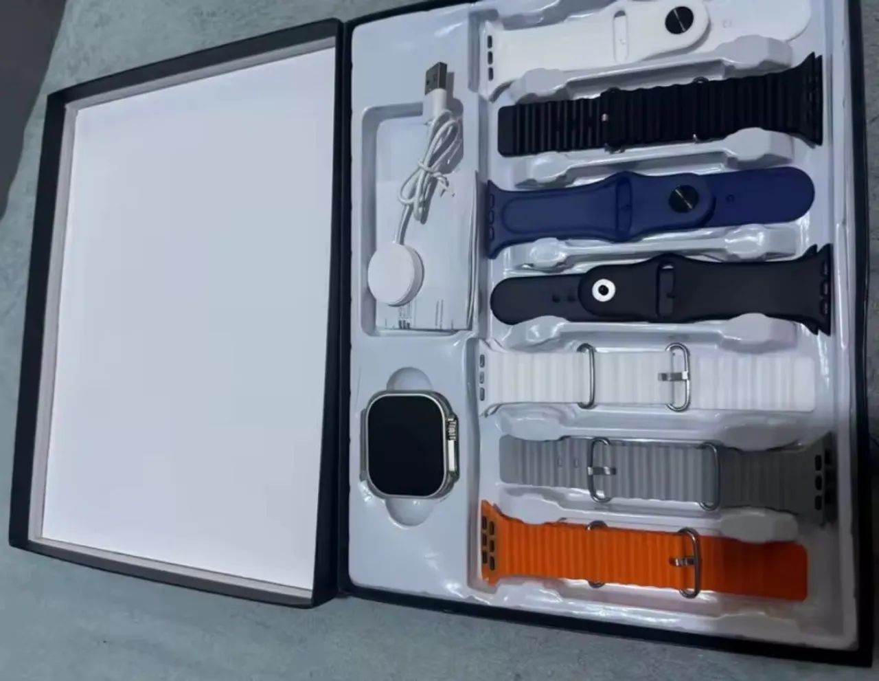 Relógio Smartwatch Ultra 3 c/ 7 pulseiras  - Foto 2