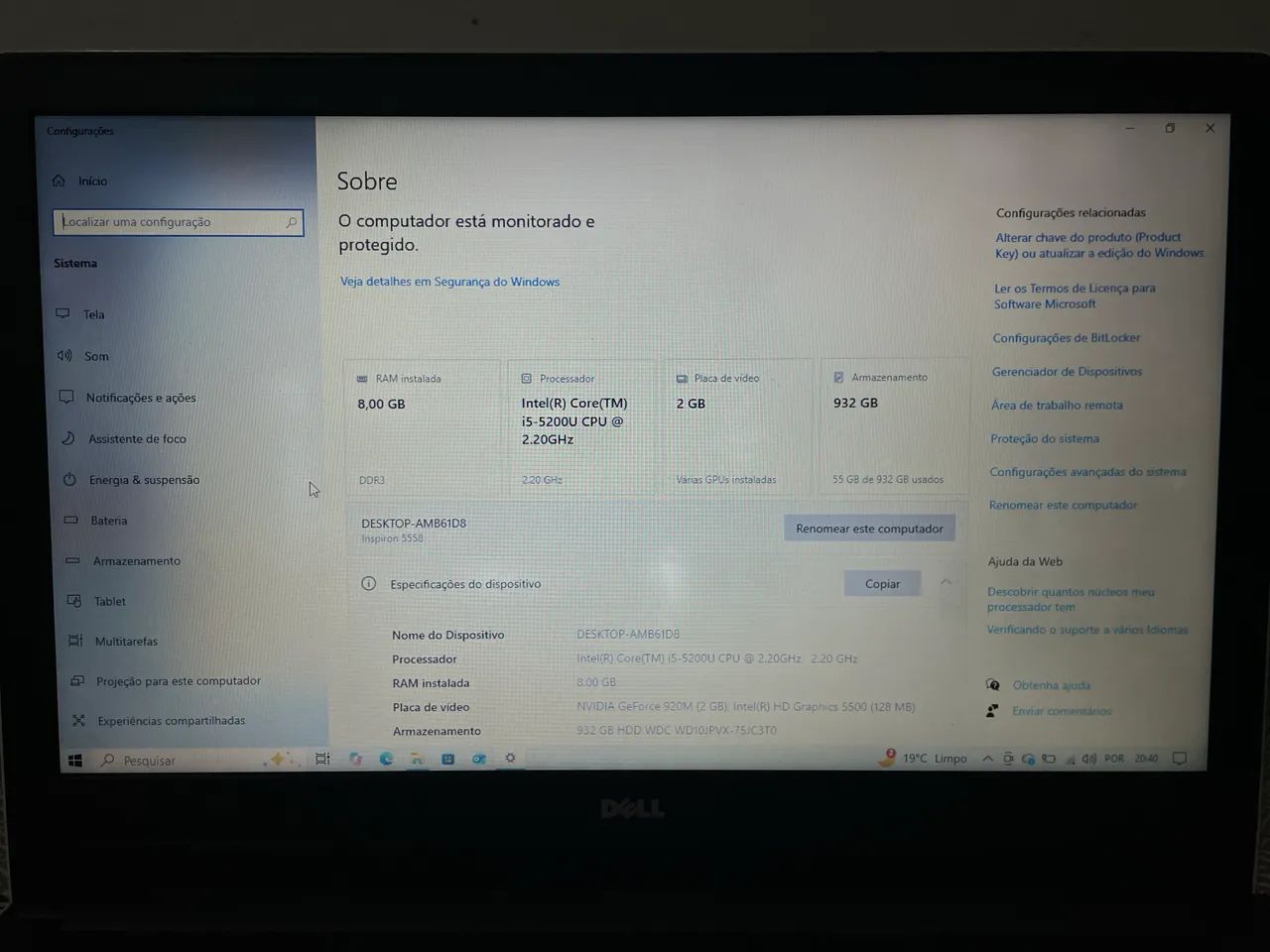 Notebook Dell Inspiron - Foto 3