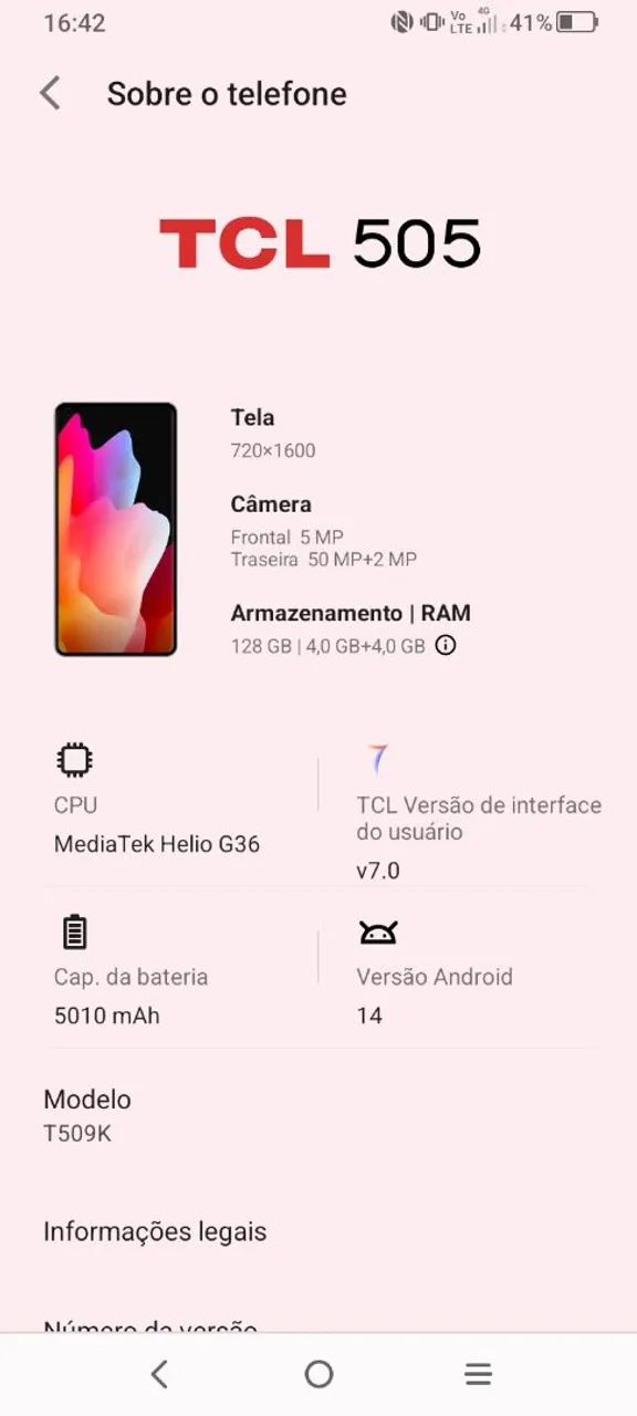 CELULAR TCL 505 - Foto 4