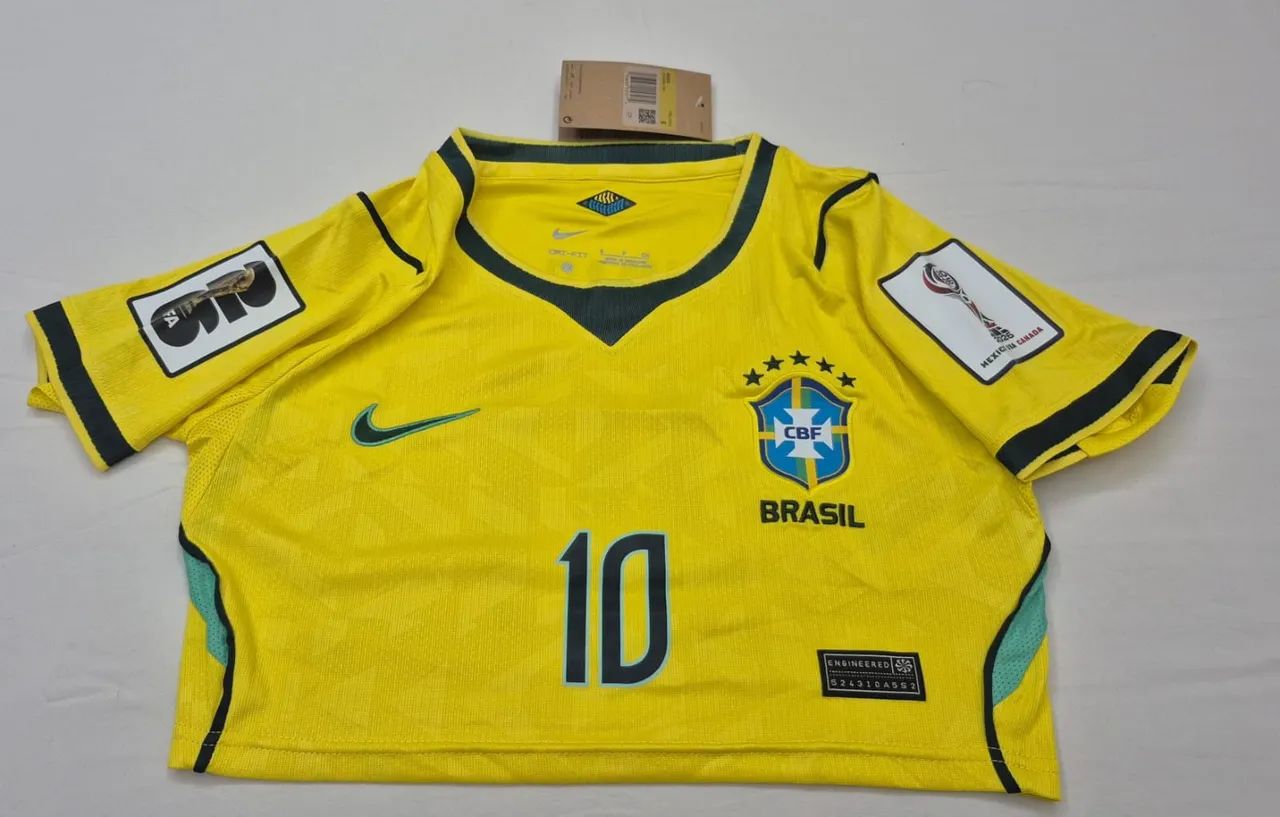 Camisa CROPED do Brasil TAMANHO P