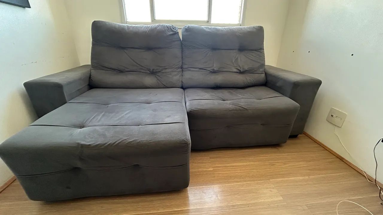 sofá Retrátil e Reclinável 3 Lugares - Foto 3