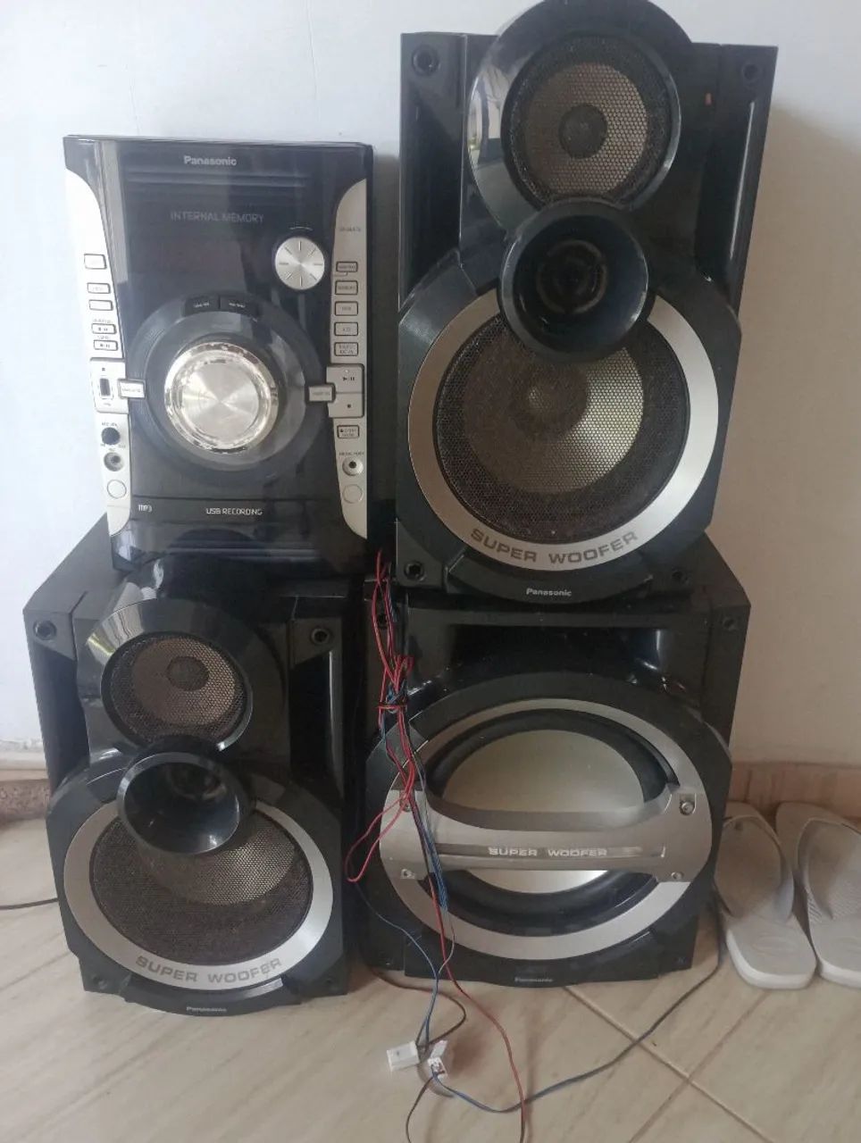 CAIXA DE SOM PANASONIC SUPER WOOFER 