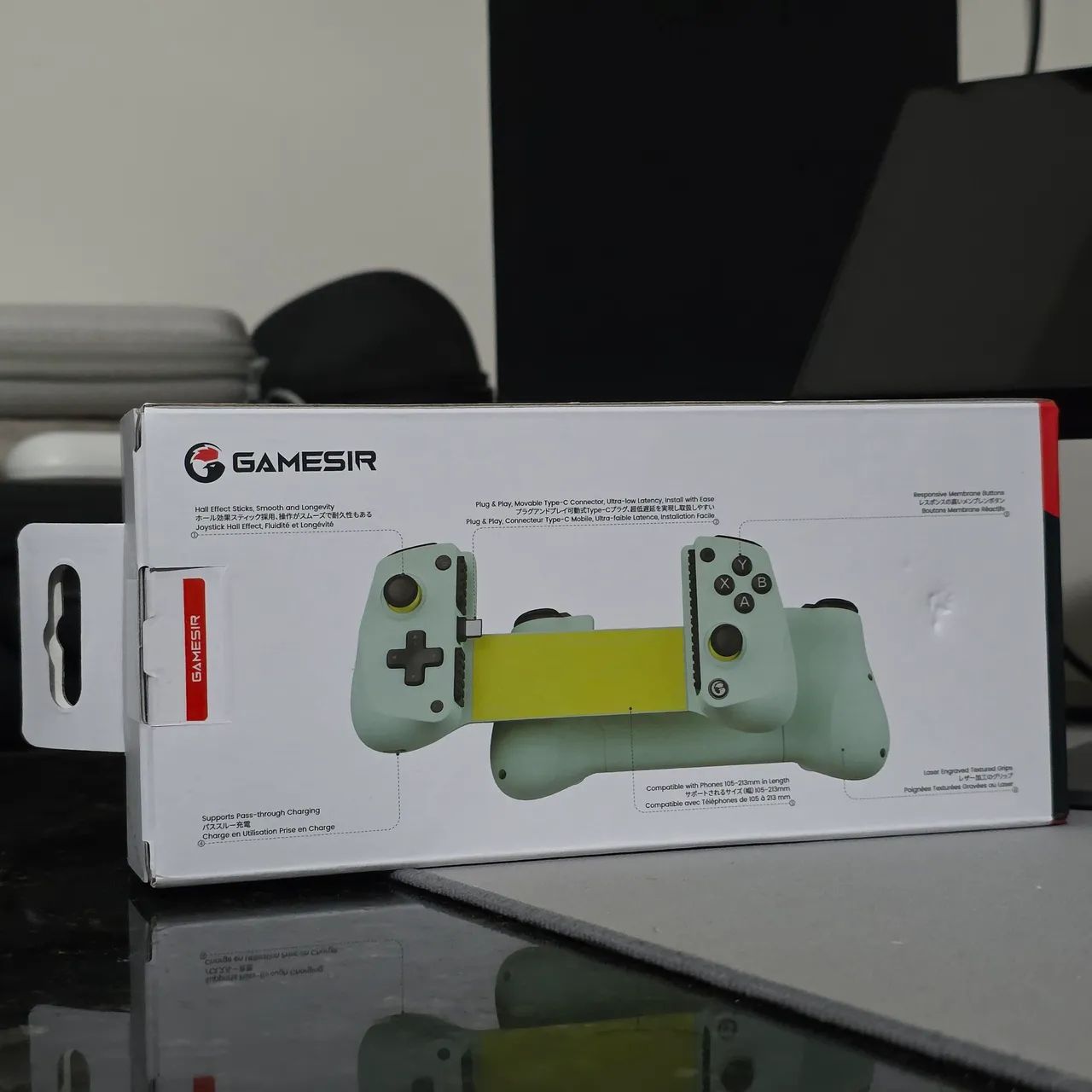 Controle Mobile Gamesir X5 Lite Verde - Foto 2